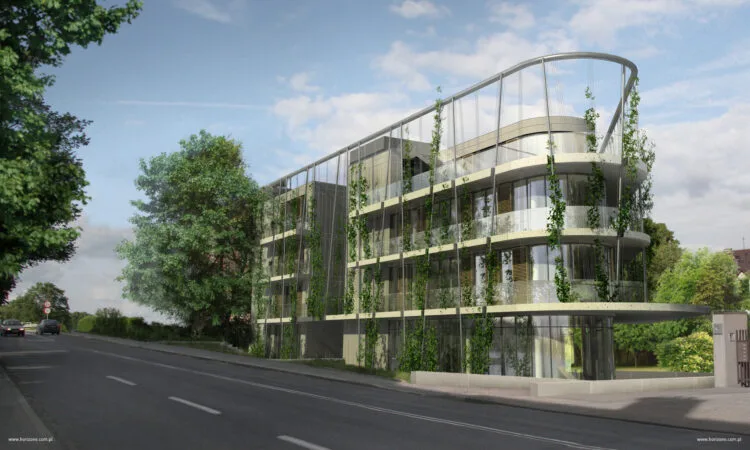 Apartamenty przy Błoniach w Krakowie, nowoczesne budynki mieszkalno-usługowe przy ul. Piastowskiej